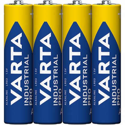 VARTA Industrial Pro Mignon LR03 / AAA, Batterien, 4er Pack, Alkali