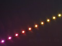 Pixel LED-Stripe mit 3535 RGB WS2812 200cm 5V steuerbar extra schmal nur 4mm
