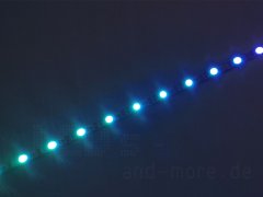 Pixel LED-Stripe mit 3535 RGB WS2812 200cm 5V steuerbar extra schmal nur 4mm