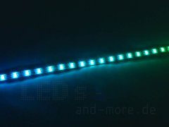 Pixel LED-Stripe mit 3535 RGB WS2812 200cm 5V steuerbar extra schmal nur 4mm