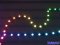 Pixel LED-Stripe S-Form RGB WS2812 100cm 5V steuerbar nur 6mm Winkelband