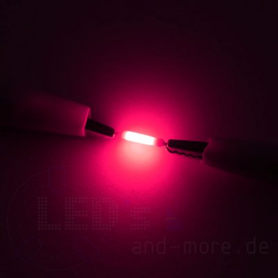 Filament LED Stick 18mm Pink 50mA, 360° 7 Lumen