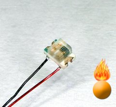 0805 Flacker SMD LED Orange, 250 mcd, 120° Candle...