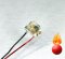 0805 Flacker SMD LED Rot 250 mcd, 120° Candle Light mit Lackdraht