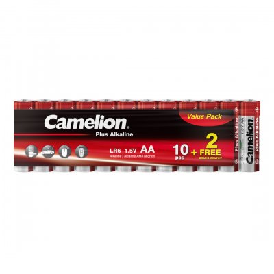Camelion Mignon Alkaline Plus LR6 / AA, Batterien, 12er Pack