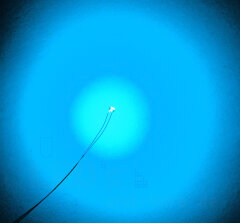 SMD LED 0603 Eisblau Cyan 90 mcd 130° Ultrahell