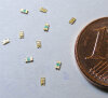SMD LED 0603 Eisblau Cyan 90 mcd 130° Ultrahell