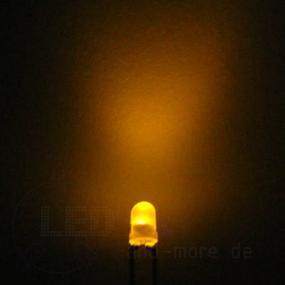 3mm LED Gelb Diffus 60° Low Current