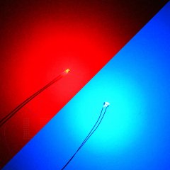 DUO-LED SMD 0605 Blau / Rot, Bi-Color 82/105mcd 120°