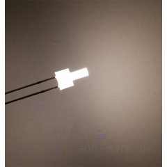 Diffuses 2,0 mm Tower LED, Warm Weiss, 850 mcd 100°