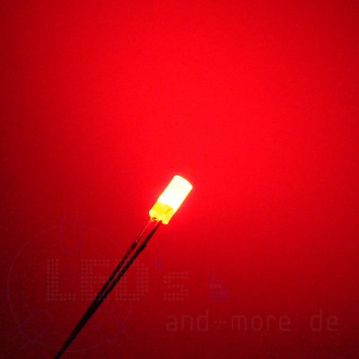 3mm DUO LED Diffus Zylindrisch Rot / Gelb, Bipolar 60°