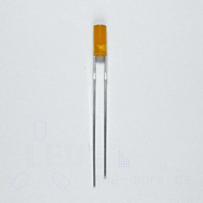 3mm LED Diffus Zylindrisch Orange 220 mcd 110°