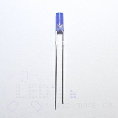 3mm LED Diffus Zylindrisch Blau 220 mcd 110°
