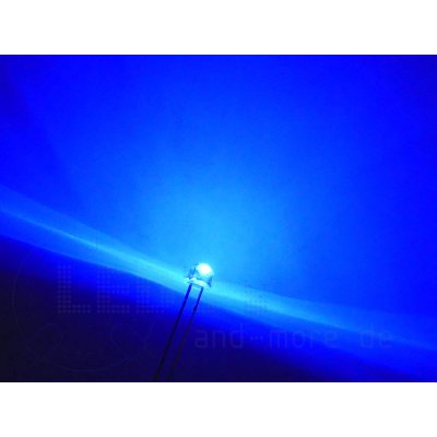 4,8mm Blink LED Blau 800mcd 120° selbstblinkend 1,8-2,3Hz