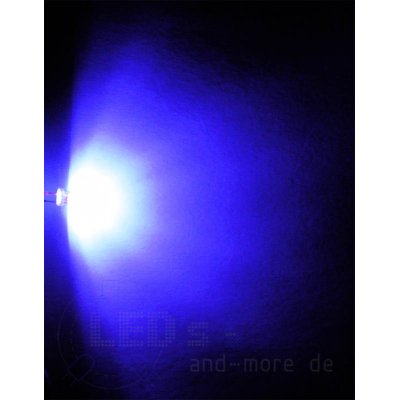 Ultrahelles 4,8mm LED UV (Schwarzlicht) 400 mcd 120°