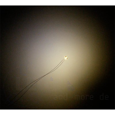 SMD LED 1206 Sunny-White Warm Weiß 600 mcd 120° 3300K Luckylight