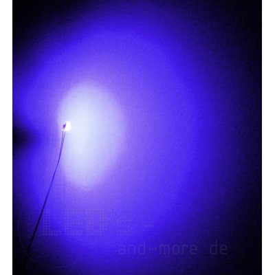 SMD LED 1206 UV (Schwarzlicht) Ultrahell 200mcd 120°