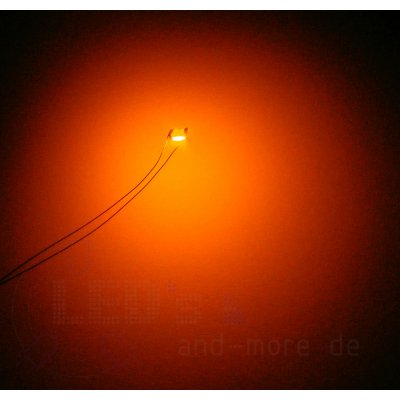SMD LED mit Anschlussdraht 1206 Orange 150 mcd 120°