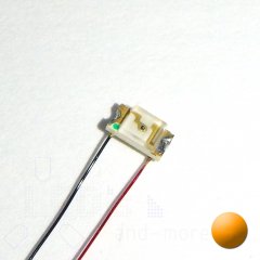 SMD LED mit Anschlussdraht 1206 Orange 150 mcd 120°