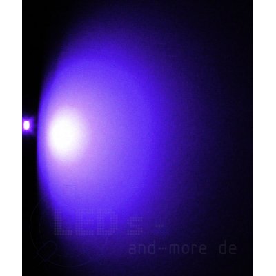 SMD LED PLCC2 UV (Schwarzlicht) Ultrahell 250 mcd 120°