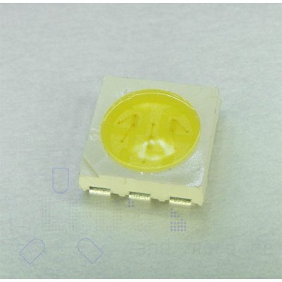 SMD 5050 PLCC6 LED Ultrahell Kalt Weiß 6500mcd 120° 3-Chip