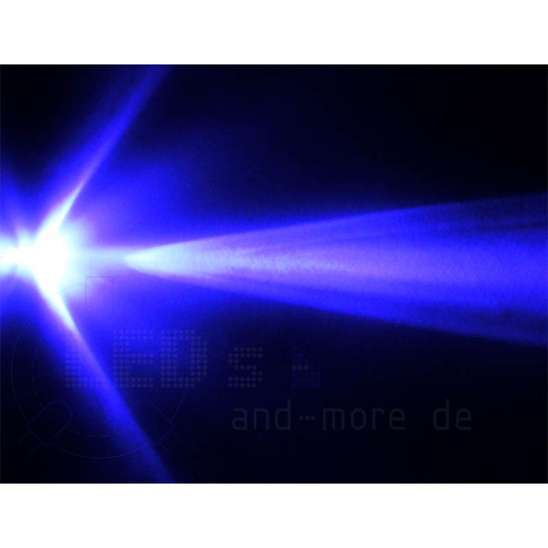 50 Stück UV Leds 5mm 2000mcd Zubehör Leuchtdiode Led schwarzlicht ultraviolett 