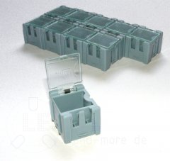 SMD Aufbewahrungsbox Leer Container für Bauelemente Grau