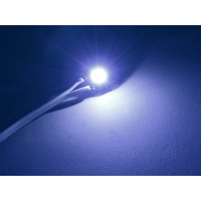 Highpower LED 1 Watt Ultra Kalt Weiß 20000K 110 Lumen 140°