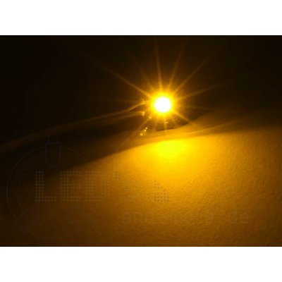 Highpower LED 1 Watt Gelb 40 Lumen 140° 590nm