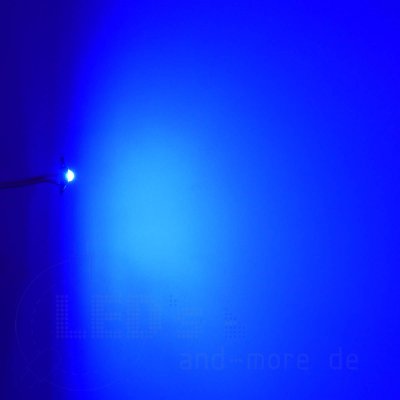 Highpower LED 1 Watt Blau 470nm 33 Lumen 140°