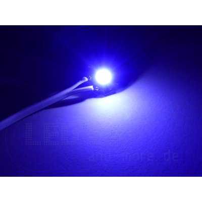 Highpower LED 1 Watt UV Violett 410nm 15 Lumen 140°