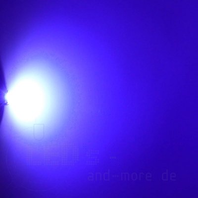 Highpower LED 1 Watt UV Violett 410nm 15 Lumen 140°