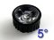 Linse Optik Reflektor mit 5° Schwarz / Klar für Highpower LEDs
