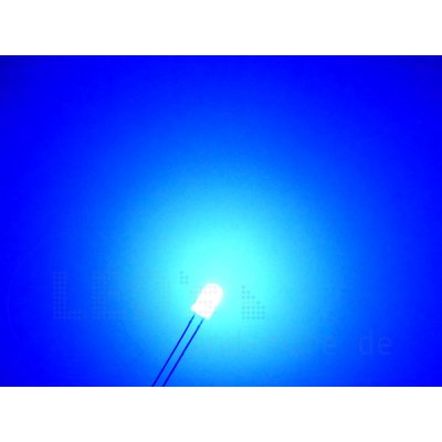 5mm Blink LED Blau diffus 4000mcd 60° selbstblinkend 1,8-2,3Hz