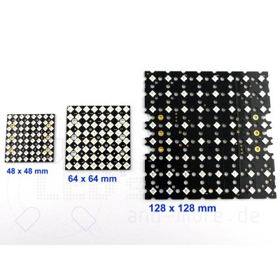 RGB Digi-Dot LED Panel 8x8 WS2812B SK6812 64 x 64 mm