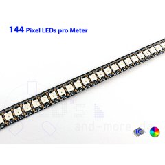 Pixel LED-Stripe RGB WS2812 100cm/144LEDs 5V steuerbar...