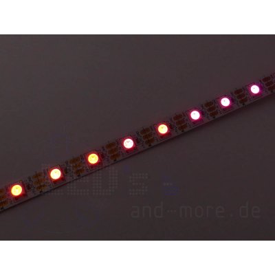 Pixel LED-Stripe RGB WS2812 400cm/240LEDs 5V steuerbar schwarz