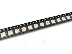 SMD RGB LED WS2812B 5050 steuerbar integr. Controller 120° 4 Pin