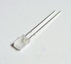 Diffuses 5 x 2 mm Rechteck LED ultrahell Weiß...