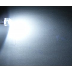 0,5 W Ultrahelles 8mm Flachkopf LED Kalt Weiß 45 Lm 140°...