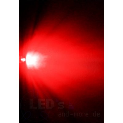 Superflux LED Ultrahell Rot 3000 mcd 80° Flux