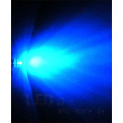 Superflux LED Ultrahell Blau 2500 mcd 80° Flux