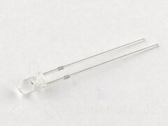 klares Ultrahelles 3mm LED Tief Grün 8000 mcd 30°