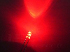 3mm Blink LED Rot / Blau Wechsel 1000/2500mcd 30° selbstblinkend