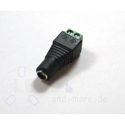 Zubehör Anschluss Adapter mit Schraubklemmen für LED Flex-Bänder