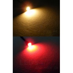 Duo SMD LED Warm Weiß / Rot 3528 PLCC4 120°, 330mcd / 220mcd