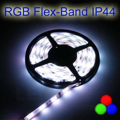 LED Flex-Band RGB 12 Volt 6,5 Watt IP44 100cm