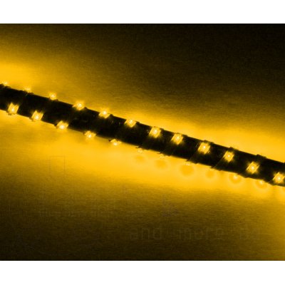 Mini Flex-Band 60 LEDs 50cm 12 Volt Gelb, 2,7mm Breite, Teilbar